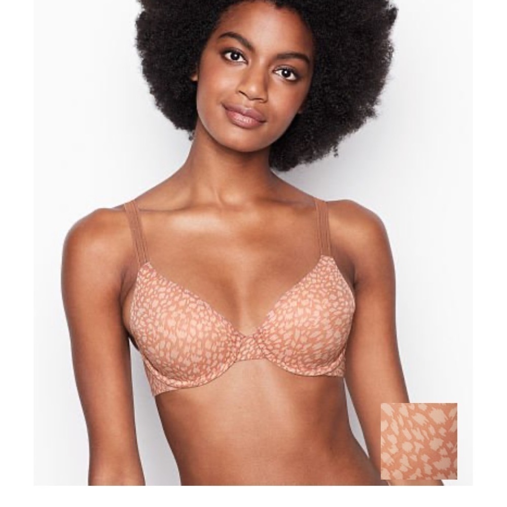 NWT Victoria secret Bra CHETTAH PRINT LIGHT BROWN size 32C